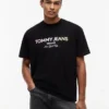 Koszulka Tommy Jeans z logo w stylu gradientowym Koszulka Tommy Jeans z logo w stylu gradientowym