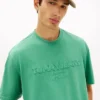 Koszulka Tommy Jeans z postarzanym logo