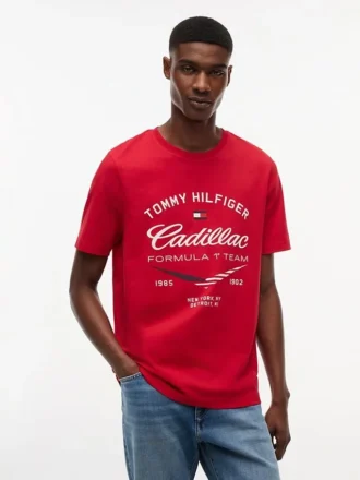 Koszulka Tommy x Cadillac F1® Team Retro Chevron