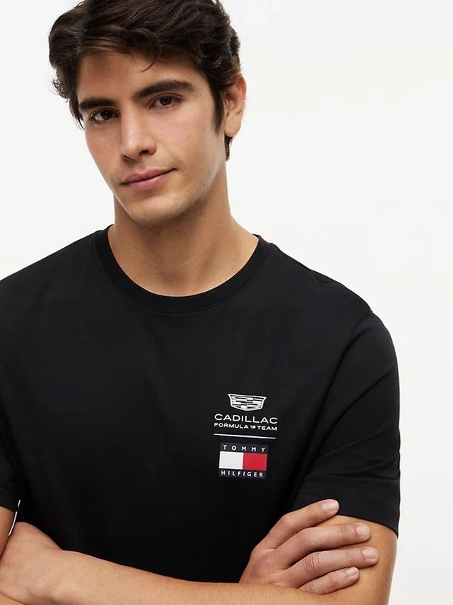 Koszulka z logo Tommy x Cadillac F1® Team Koszulka z logo Tommy x Cadillac F1® Team