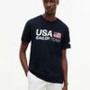 Koszulka z logo Tommy x US SailGP Team Koszulka z logo Tommy x US SailGP Team