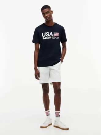Koszulka z logo Tommy x US SailGP Team