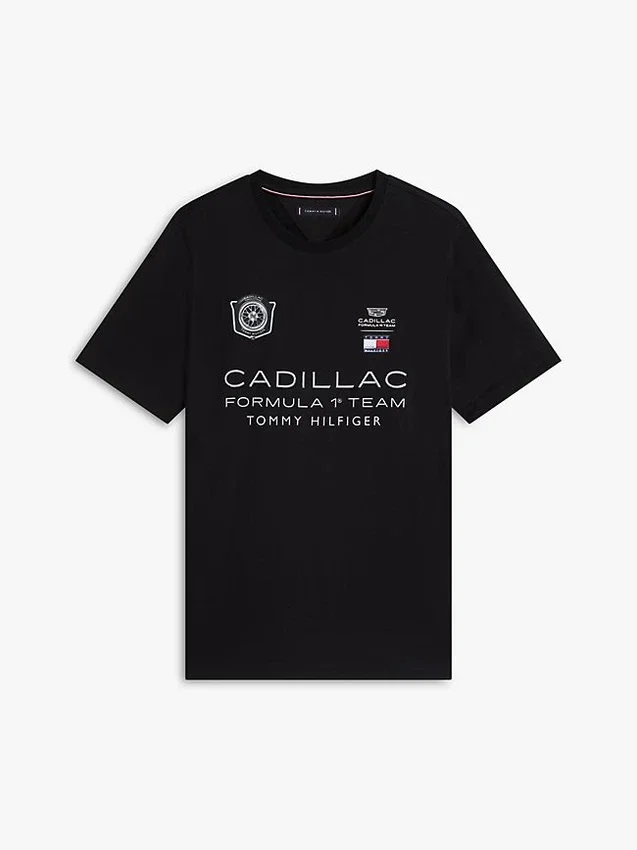Koszulka z nadrukiem Tommy x Cadillac F1® Team Car Koszulka z nadrukiem Tommy x Cadillac F1® Team Car