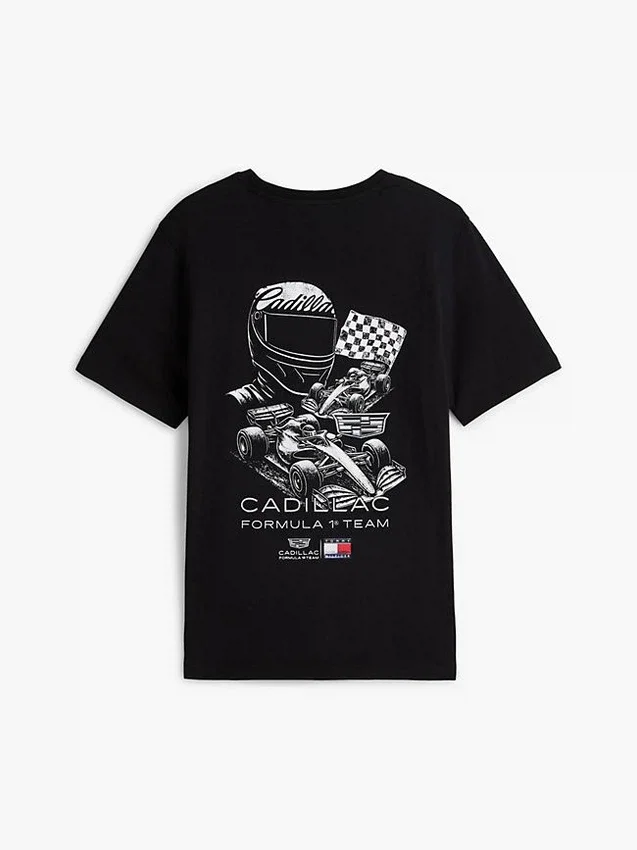 Koszulka z nadrukiem Tommy x Cadillac F1® Team Car Koszulka z nadrukiem Tommy x Cadillac F1® Team Car