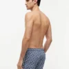 Kąpielówki z nadrukiem monogramu na całej powierzchni, 5 cali Kąpielówki z nadrukiem monogramu na całej powierzchni, 5 cali