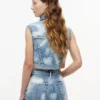 Krótka kamizelka dżinsowa Tommy Jeans Krótka kamizelka dżinsowa Tommy Jeans