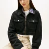 Krótka kurtka jeansowa z zamkiem Tommy Jeans Krótka kurtka jeansowa z zamkiem Tommy Jeans