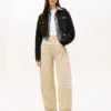 Krótka kurtka jeansowa z zamkiem Tommy Jeans Krótka kurtka jeansowa z zamkiem Tommy Jeans