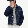 Kurtka dżinsowa Tommy Jeans w ciemnym odcieniu
