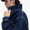 Kurtka dżinsowa Tommy Jeans w ciemnym odcieniu