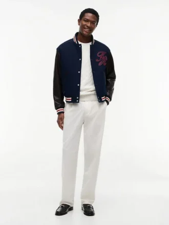 Kurtka New York Label z mieszanych materiałów
