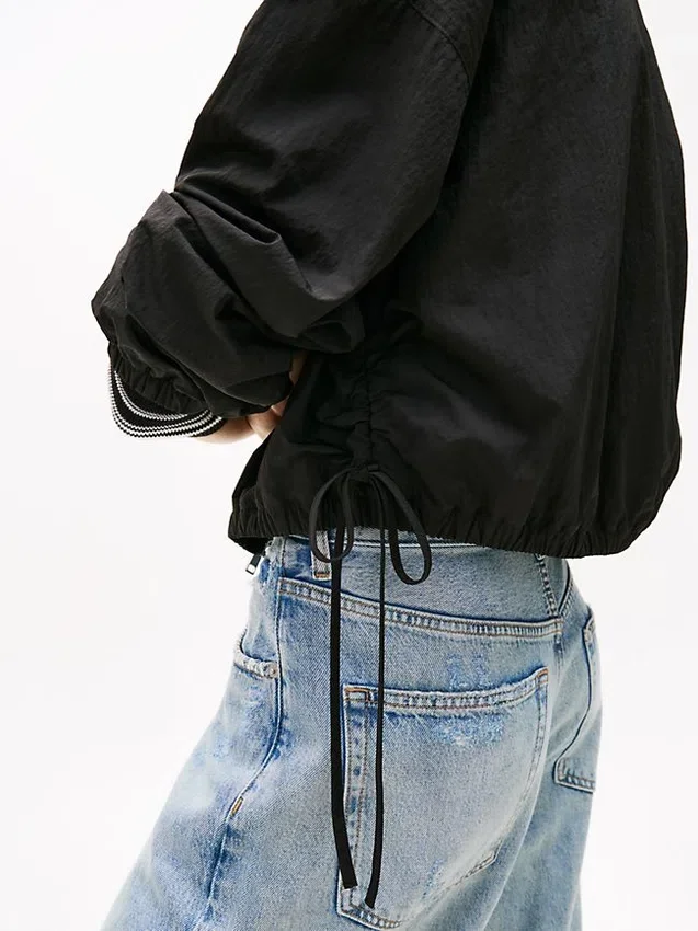 Kurtka Tommy Jeans z zamkiem błyskawicznym, wodoodporna Kurtka Tommy Jeans z zamkiem błyskawicznym, wodoodporna