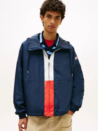 Kurtka wiatrówka Tommy Jeans Ripstop Chicago
