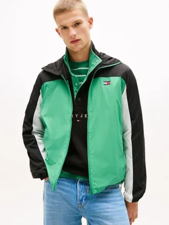 Kurtka z kapturem Tommy Jeans Ripstop