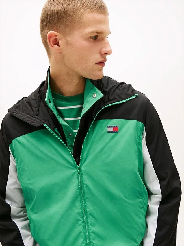 Kurtka z kapturem Tommy Jeans Ripstop Kurtka z kapturem Tommy Jeans Ripstop
