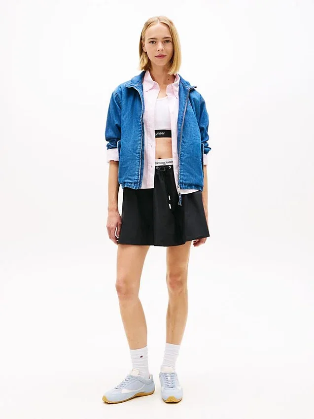 Kurtka z zamkiem Tommy Jeans Chambray Kurtka z zamkiem Tommy Jeans Chambray