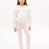 Legginsy dla dziewczynek z logo Tommy w stylu college’u