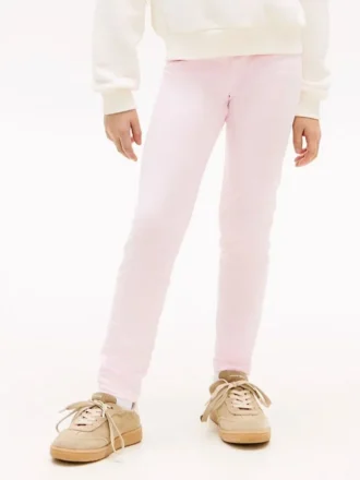 Legginsy dla dziewczynek z logo Tommy w stylu college’u