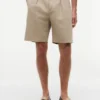 Luźne szorty chino z mieszanki bawełny i lnu Luźne szorty chino z mieszanki bawełny i lnu