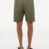 Luźne szorty chino z mieszanki bawełny i lnu Luźne szorty chino z mieszanki bawełny i lnu