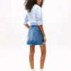 Mini spódniczka jeansowa Tommy Jeans z wysokim stanem Mini spódniczka jeansowa Tommy Jeans z wysokim stanem