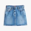 Mini spódniczka jeansowa Tommy Jeans z wysokim stanem Mini spódniczka jeansowa Tommy Jeans z wysokim stanem