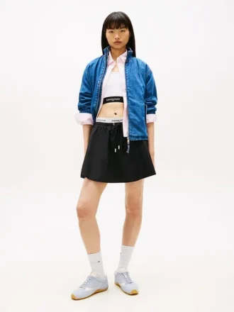 Mini spódniczka z taśmą z logo Tommy Jeans