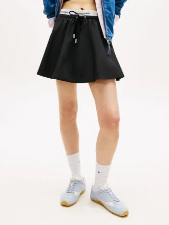 Mini spódniczka z taśmą z logo Tommy Jeans