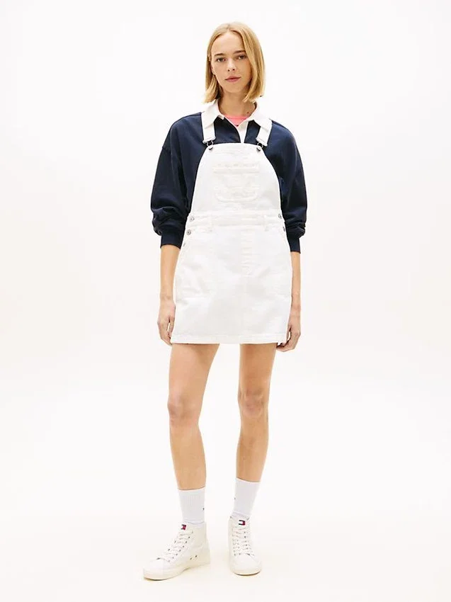 Mini sukienka-kombinezon z dżinsu Tommy Jeans Mini sukienka-kombinezon z dżinsu Tommy Jeans