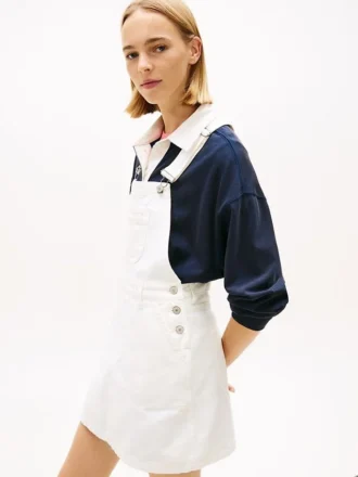 Mini sukienka-kombinezon z dżinsu Tommy Jeans