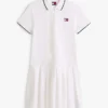 Mini sukienka polo z plisami Tommy Jeans