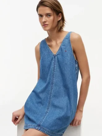 Mini sukienka z jeansów Tommy Jeans