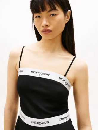 Mini sukienka z taśmą z logo Tommy Jeans