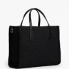 Mini torba z nylonu z monogramem i przeszyciami Mini torba z nylonu z monogramem i przeszyciami