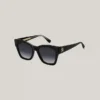 Nowoczesne okulary przeciwsłoneczne typu „butterfly” w stylu preppy Nowoczesne okulary przeciwsłoneczne typu „butterfly” w stylu preppy