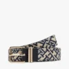 Pasek z monogramem w stylu żakardowym Pasek z monogramem w stylu żakardowym