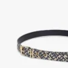 Pasek z monogramem w stylu żakardowym Pasek z monogramem w stylu żakardowym