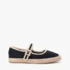 Płócienne espadryle typu mary jane Płócienne espadryle typu mary jane