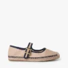 Płócienne espadryle typu mary jane Płócienne espadryle typu mary jane