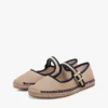 Płócienne espadryle typu mary jane Płócienne espadryle typu mary jane