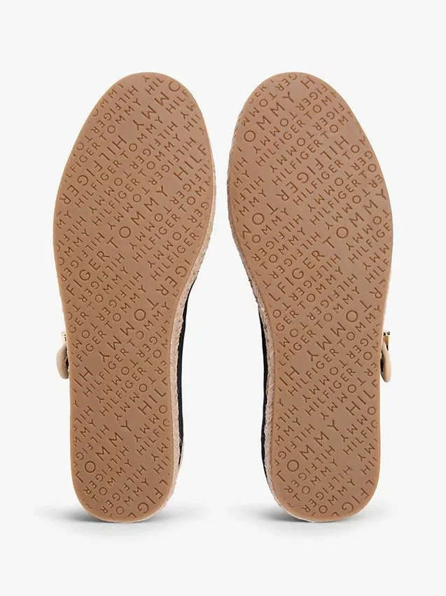 Płócienne espadryle typu mary jane Płócienne espadryle typu mary jane