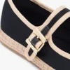 Płócienne espadryle typu mary jane Płócienne espadryle typu mary jane