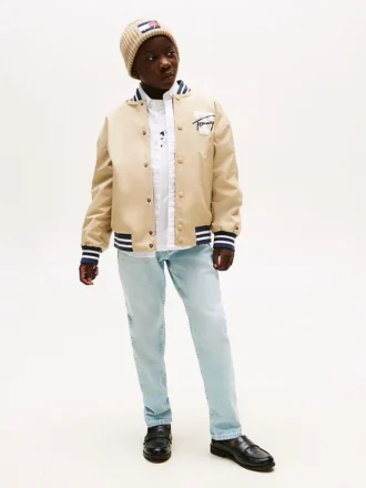 Proste jeansy dla dzieci w stylu „bleached wash”