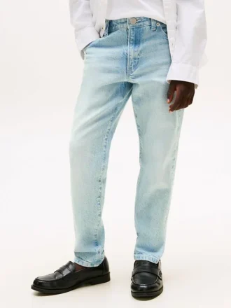Proste jeansy dla dzieci w stylu „bleached wash”