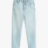 Proste jeansy dla dzieci w stylu „bleached wash”