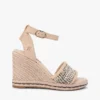 Sandały espadryle na koturnie z rafii Sandały espadryle na koturnie z rafii