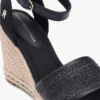 Sandały espadryle na koturnie z rafii Sandały espadryle na koturnie z rafii