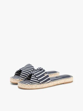 Sandały espadryle z paskami