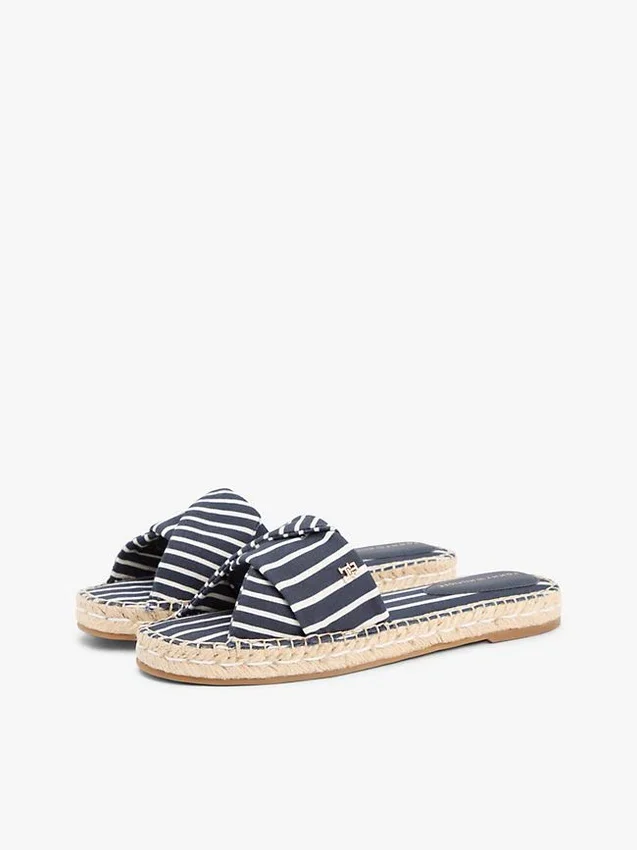 Sandały espadryle z paskami Sandały espadryle z paskami