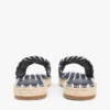 Sandały espadryle z paskami Sandały espadryle z paskami